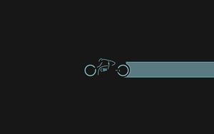 Teal Biker Minimalist minimalist wallpaper
