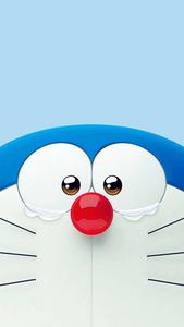 Tearful Doraemon iPhone Digital Art doraemon iphone wallpaper