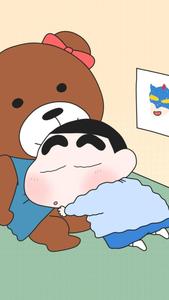 Teddy Bear And Shinchan Aesthetic shinchan aesthetic wallpaper