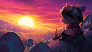 Teemo Field Sunset Laptop laptop wallpaper