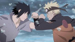 Teenage Naruto And Sasuke Taijutsu Battle naruto and sasuke wallpaper