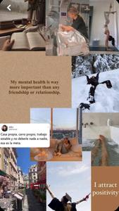 That Girl Aesthetic Mindfulness Collage that girl aesthetic wallpaper