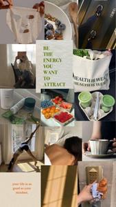 That Girl Aesthetic Pamper Day Collage that girl aesthetic wallpaper