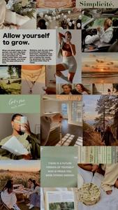 That Girl Aesthetic Positive Motivation Collage that girl aesthetic wallpaper