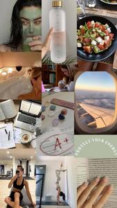 That Girl Aesthetic Work Travel Collage that girl aesthetic wallpaper