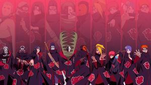 The Akatsuki Organization - a powerful band of ninja Wallpaper