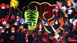"The Akatsuki Team Unites"  Wallpaper