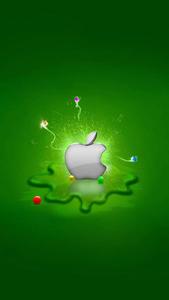 The Apple Logo: Shining with Success Wallpaper
