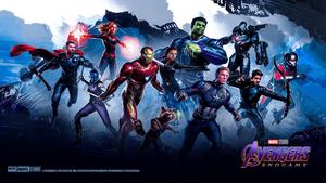 The Avengers assemble for one final battle in Avengers Endgame. avengers endgame wallpaper