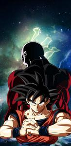 The Battle of Ultimate Power: Goku and Jiren face off in Dragon Ball Super dragon ball super wallpaper