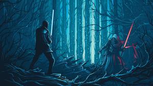 The beauty of Endor forest in Star Wars Wallpaper