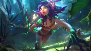 The brave and lively Neeko from League of Legends animated wallpaper