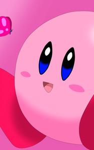 The cutest pink Kirby ever! kirby wallpaper