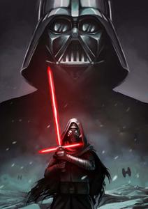 The Dark Side of the Force darth vader wallpaper