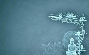 The enlightening path of Buddhism buddha wallpaper