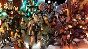 The Fabulous Four: Marvel Comic Characters marvel wallpaper