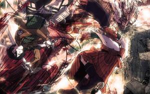 The fate of mankind rests in their hands attack on titan wallpaper