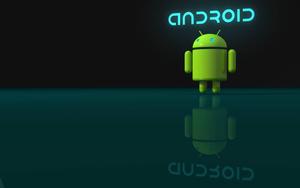 The Future of Android: A Green Android Robot android wallpaper