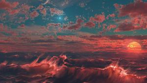 The Golden Hour art wallpaper