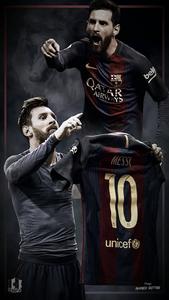 The Great Leo Messi Roars in Excitement messi wallpaper