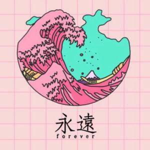 The Great Wave Pink And Teal Instagram PFP instagram pfp wallpaper