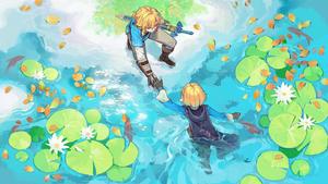The Hero of Winds, Link, in his Adventures in The Legend of Zelda. legend of zelda wallpaper