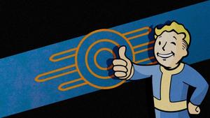 The iconic logo of Bethesda's Fallout franchise fallout wallpaper