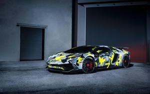 The Lamborghini Aventador SV Camo Has Power To Spare lamborghini wallpaper