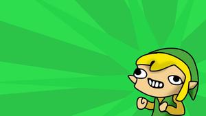 The legend of Derp Link meme wallpaper