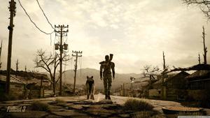 The Lone Wanderer In Fallout 3 fallout wallpaper