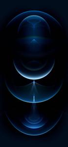 The Majestic, Default Blue Flares of iOS 12 - Apple iPhone apple iphone default wallpaper