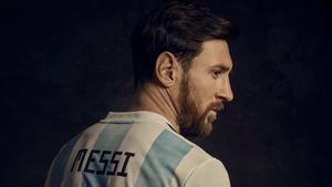 The majestic Lionel Messi kicking around a mystical soccer ball. messi wallpaper