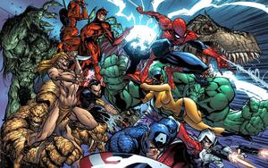 The Marvel Universe Unites marvel wallpaper