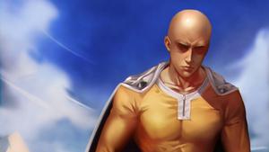 The Marvelous Saitama is a Man Not to Be Messed With one punch man wallpaper