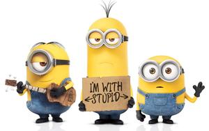 The Minions are taking a break from their daily mischief minions wallpaper