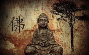 The power of being present. buddha wallpaper