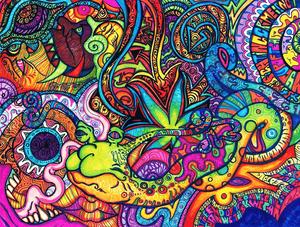 The Power of Colorful Art trippy wallpaper