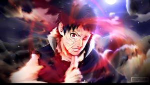The power of the Sharingan comes alive under the moonlight sharingan wallpaper