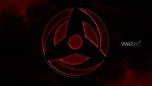 The powerful Itachi Uchiha with his signature Mangekyou Sharingan Wallpaper