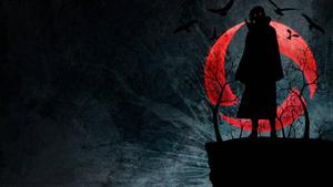 The Powerful Mangekyou Sharingan of Itachi Uchiha From Akatsuki  Wallpaper
