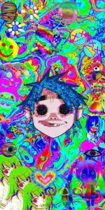 The psychedelic art of Weirdcore creates a surreal and captivating experience. weirdcore wallpaper