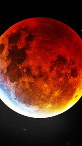 The Red Moon iPhone the moon iphone wallpaper