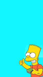 The Simpsons Bart Simpson Money simpsons wallpaper