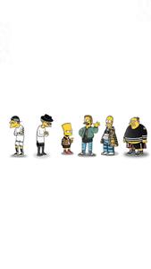 The Simpsons Characters Streetwear Fashion simpsons wallpaper