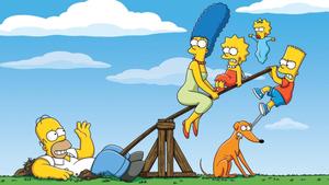 The Simpsons Santa's Little Helper simpsons wallpaper