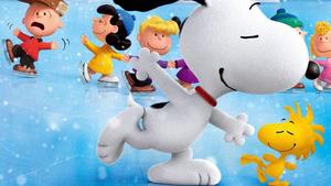 The Snoopy Gang Enjoying an Ice Skating Adventure snoopy wallpaper
