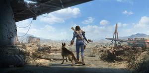 The Sole Survivor, braving the wasteland in Fallout 4 fallout wallpaper