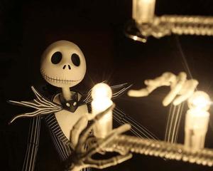 The spooky town of Halloween Town from the movie The Nightmare Before Christmas. nightmare before christmas wallpaper