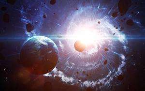 The vastness of our universe is revealed in this image of an asteroid passing near Earth earth wallpaper
