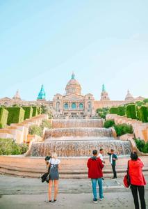 The vibrant skyline of Barcelona, Spain barcelona wallpaper